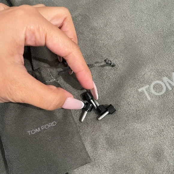 Tom Ford Lock Metallic Stiletto Sandals - Picture 11 of 15